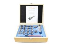 Патрон цанговый КМ2 ER32 с комплектом цанг 3-20 (18шт) Beltools