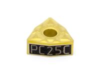 Пластина сменная шестигранная WNMG 060404-DF PC25C "ломаный треугольник" «Русский Инструмент» (РИ)