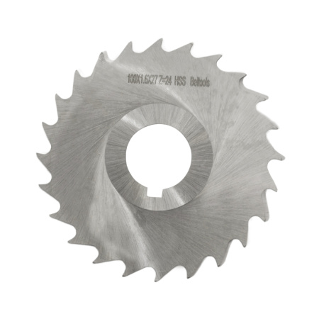 Фреза отрезная 100х1,6х27 Z=24 тип 3 со ступицей и ш/п HSS ГОСТ 2679-93 Beltools