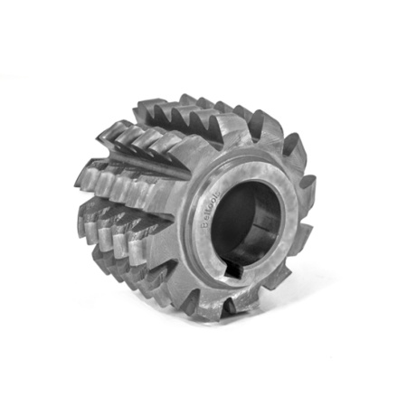 Фреза червячная для зубьев звездочек t=6,35 dр=3,3 B Р6М5 (2523-0031) 56x45x22 (2гр.17 мин.) 4051 Z=12 исп1 Beltools