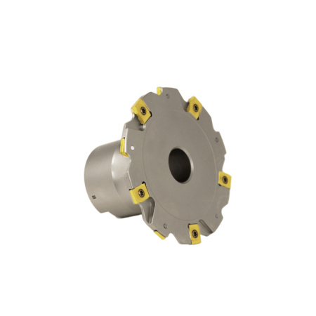 Фреза трехсторонняя 80х6х22 с механическим креплением 4гр пл-н с тан. креплением ZNHX 03 Z=10 (2х5) с фланцем AS490-R080.06.05.A22 «Русский Инструмент» (РИ)