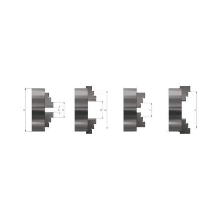 Патрон токарный 160-ПТ 3-x кулачковый (7100-0005П) К11 с обратными кулачками Beltools
