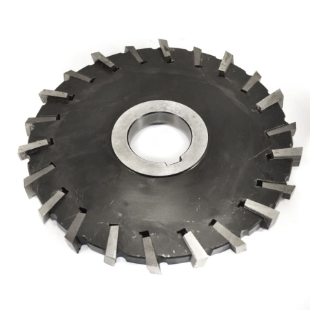 Фреза трехсторонняя 225х22х50 Z=22 со вставными рифлеными ножами Р6М5 ГОСТ 1669-78