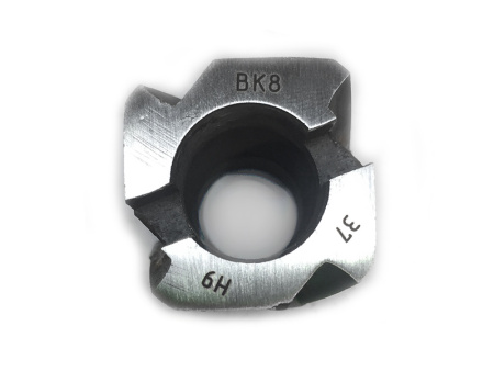 Зенкер насадной 37 H9 ВК8 L=45мм dпос=19мм ХЗТМ им. Малышева