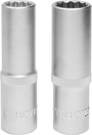 Головка глубокая 17 12-гранная квадрат 1/2" Thorvik