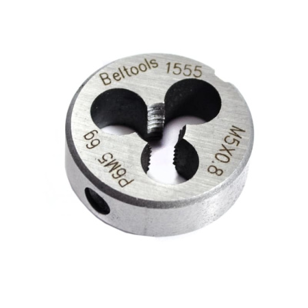 Плашка М5х0,8 6g Р6М5 D=20мм (2650-1555) Beltools